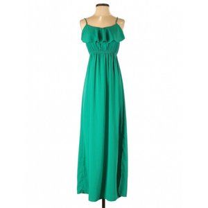 Soprano | green maxi Dress with ruffles